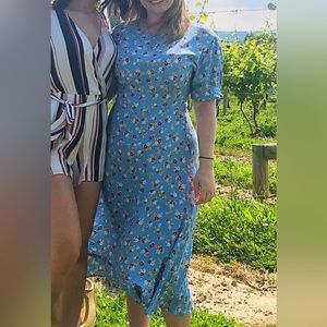 Faithfull The Brand Midi Floral Dress